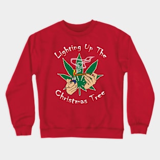 Lighting Up The Christmas Tree 2 Crewneck Sweatshirt